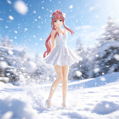 Doki Doki Literature Club!: Monika White Dress Ver. 1/10 Scale Figure