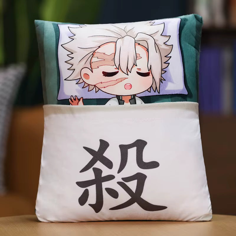 Demon Slayer Anime Corps Napping Hashiras Throw Pillow Cushion 14 x 10.6”