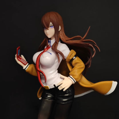 Kurisu Makise School Uniform Steins;Gate Anime Figure Model Statue PVC 8.5" [Boxed]