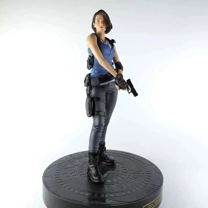 Leon Scott Kennedy and Jill Valentine Resident Evil Figure Model Statue PVC 13" [No Box]