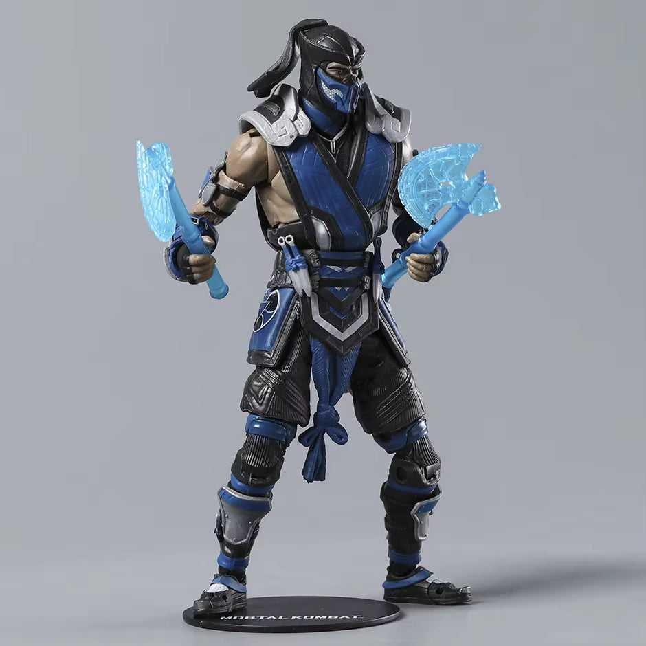 Scorpion and Sub-Zero Mortal Kombat Collectible Action Figure Models PVC 7" [Boxed]