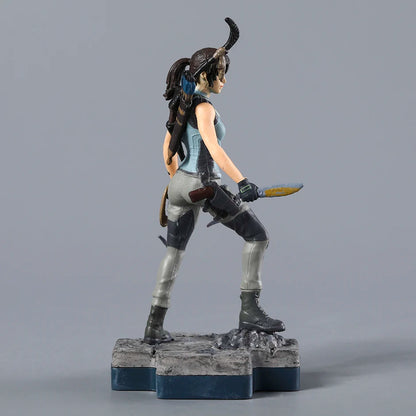 Lara Croft Tomb Raider Video Game Movie Figure Model Statue PVC 4" [Boxed]