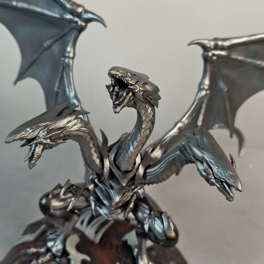 Blue-Eyes Ultimate Dragon Yu-Gi-Oh! Anime Figure Model Statue PVC 9.8" [No Box]