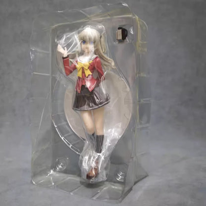 Nao Tomori School Uniform Charlotte Anime Figure Model Statue PVC 7.6" [Boxed]
