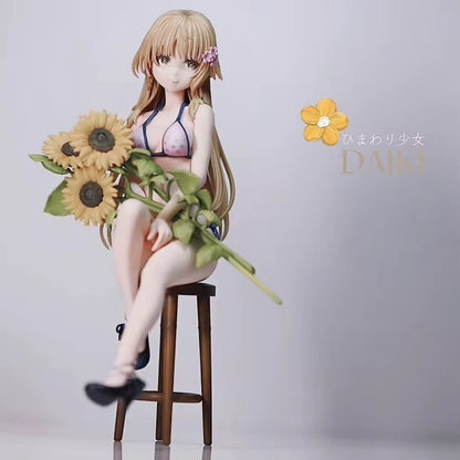 Daiki Kougyou Sunflower Girl Momose Kurumi Anime Figure Model Statue PVC 6" [Boxed]