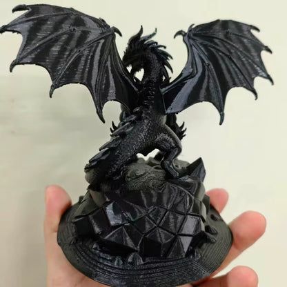 Ancalagon the Black The Lord of the Rings Sculpture Figure Statue Resin PVC 4.7" [No Box]