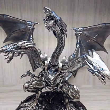 Blue-Eyes Ultimate Dragon Yu-Gi-Oh! Anime Figure Model Statue PVC 9.8" [No Box]