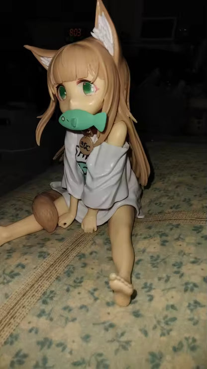 Kinako My Cat Is a Kawaii Girl Desktop Anime Figure Model Statue PVC 4" [No Box]