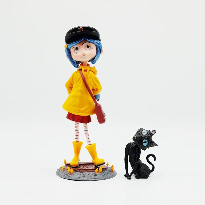 Coraline: Coraline Jones, The Cat & Coraline Doll Non-Scale Figure Set