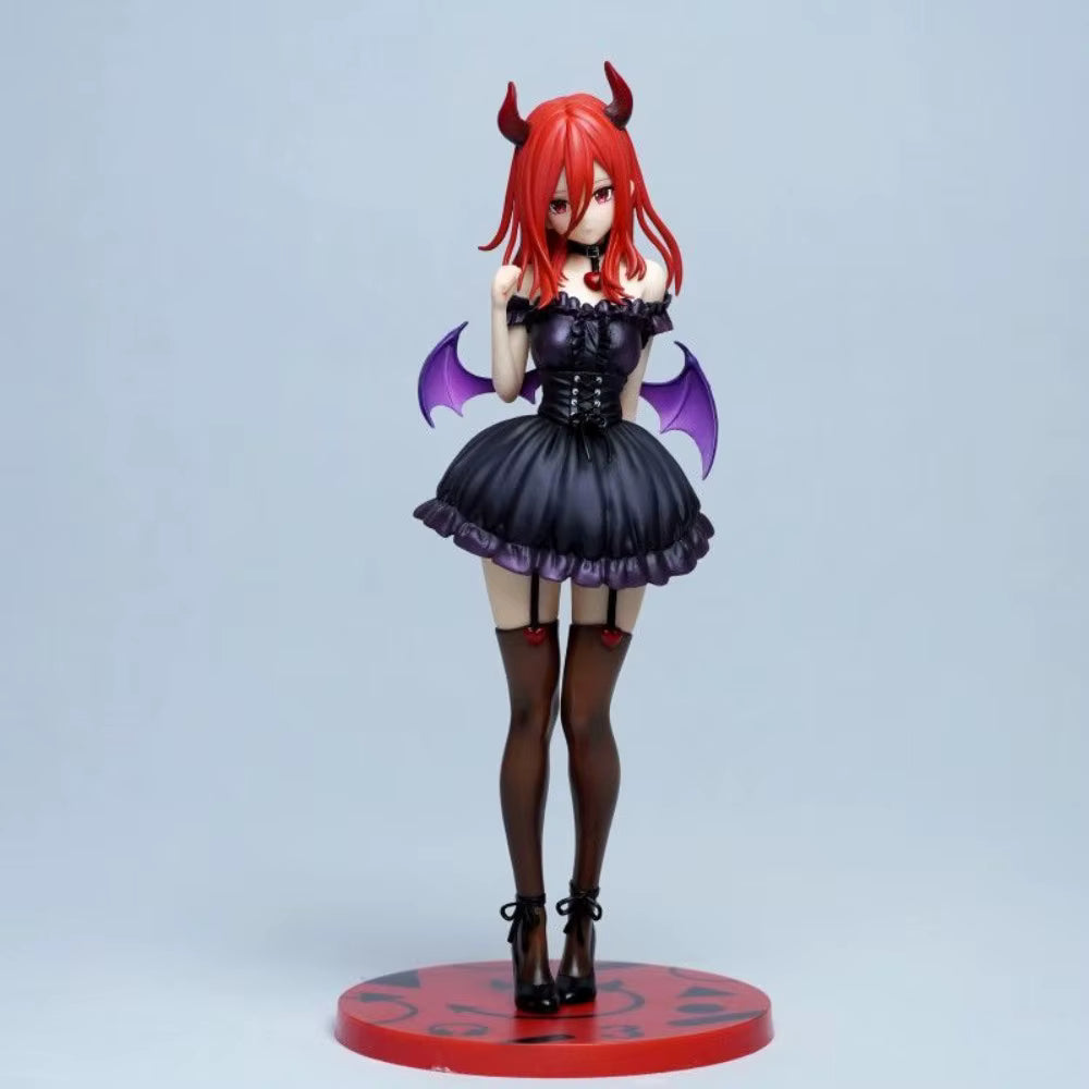 Miku Nakano Little Devil Ver. Quintessential Quintuplets Anime Figure PVC 9” [No Box]
