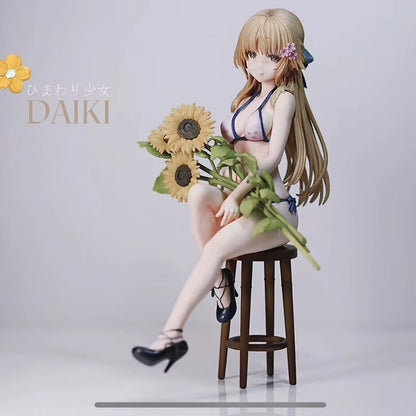Daiki Kougyou Sunflower Girl Momose Kurumi Anime Figure Model Statue PVC 6" [Boxed]