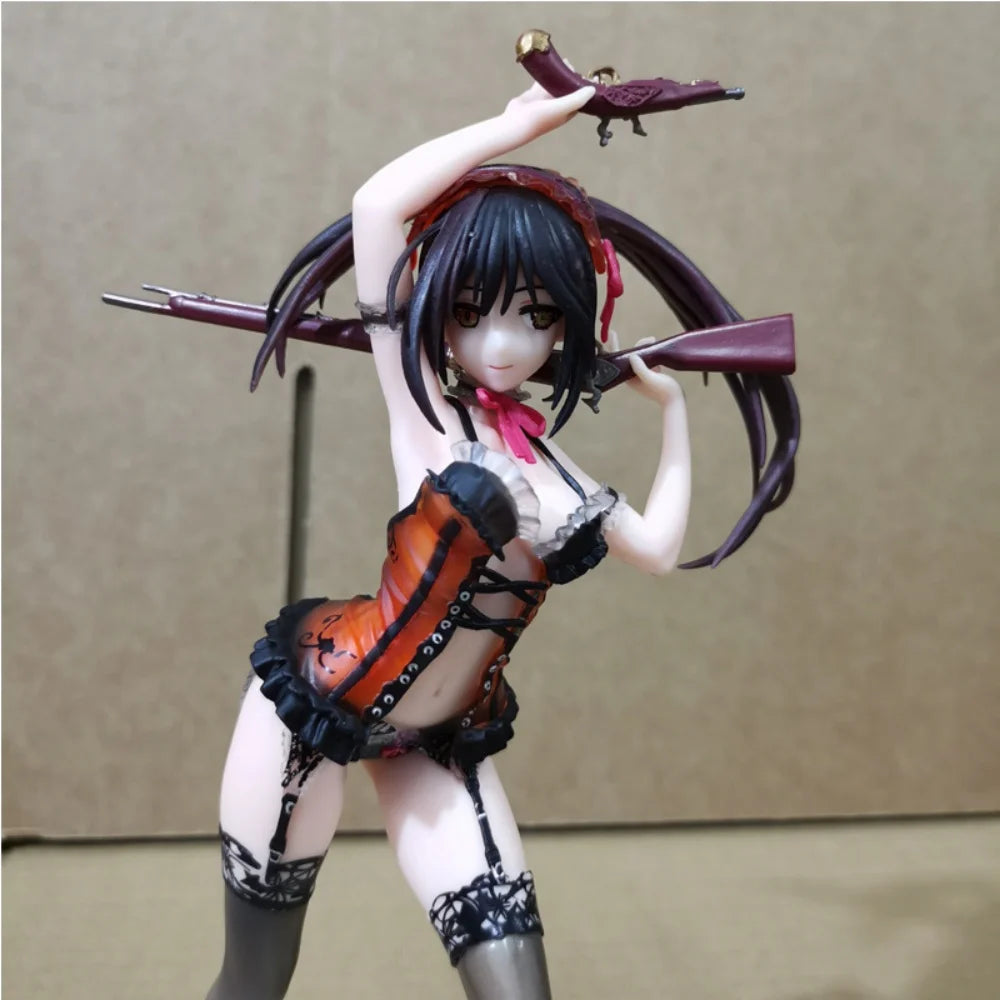 Kurumi Tokisaki Lingerie Date A Live Anime Figure Model Statue PVC 9" [Adult Collectible]
