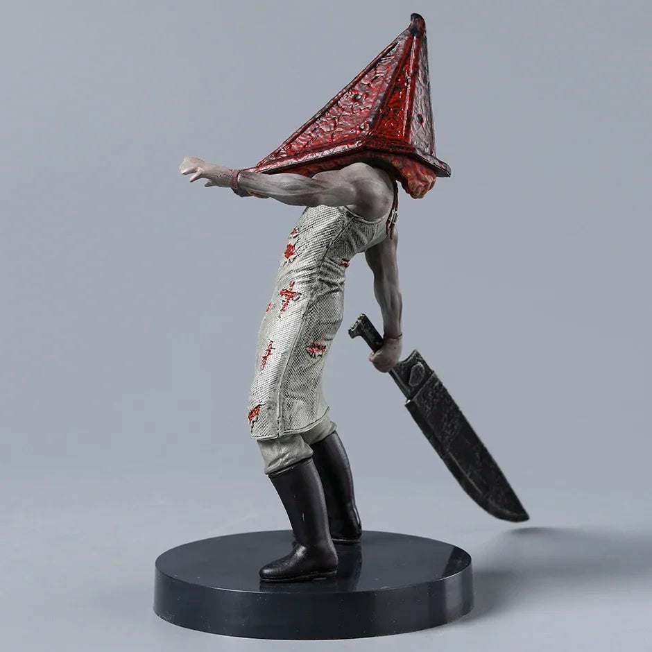 Pyramid Head and Dark Nurse Silent Hill Horror Movie Monster Figure Statue Model PVC [Boxed]
