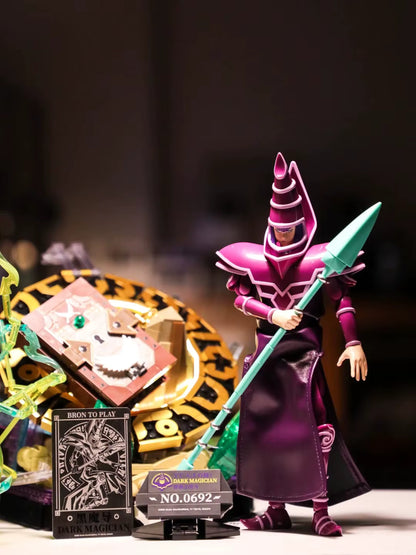 Dark Magician Yu-Gi-Oh! Anime Action Figure PVC 14" [No Box : Lego Compatible ]