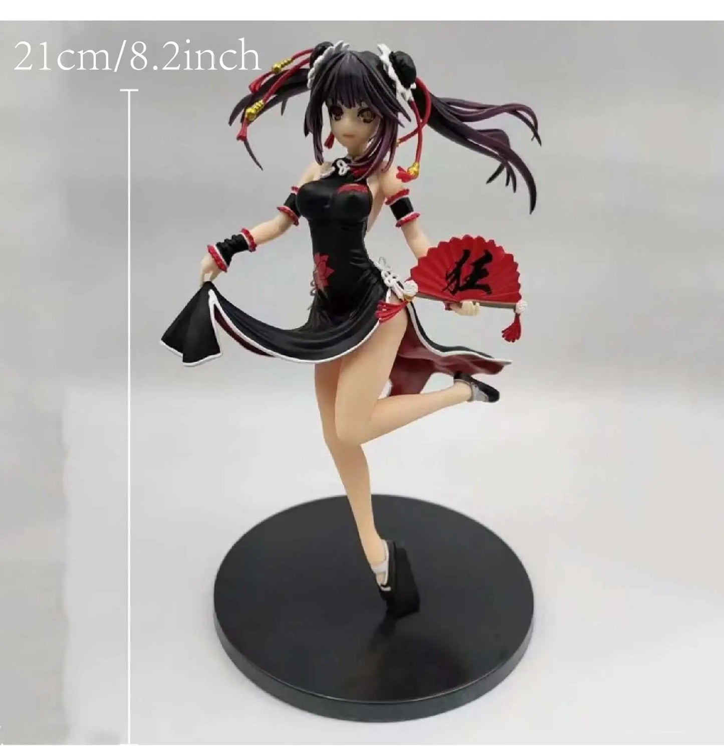 Kurumi Tokisaki Cheongsam Date A Live Anime Figure Model Statue PVC 8" [No Box]