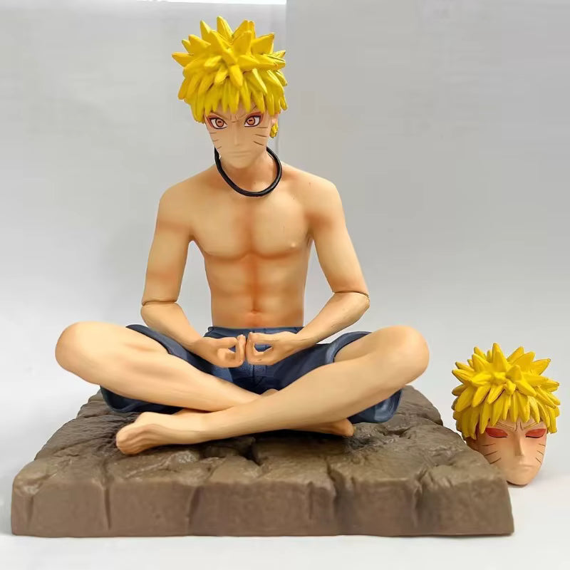 Naruto Uzumaki Sage Mode Training Naruto Anime Collectible Action Figure PVC 5" [Boxed]