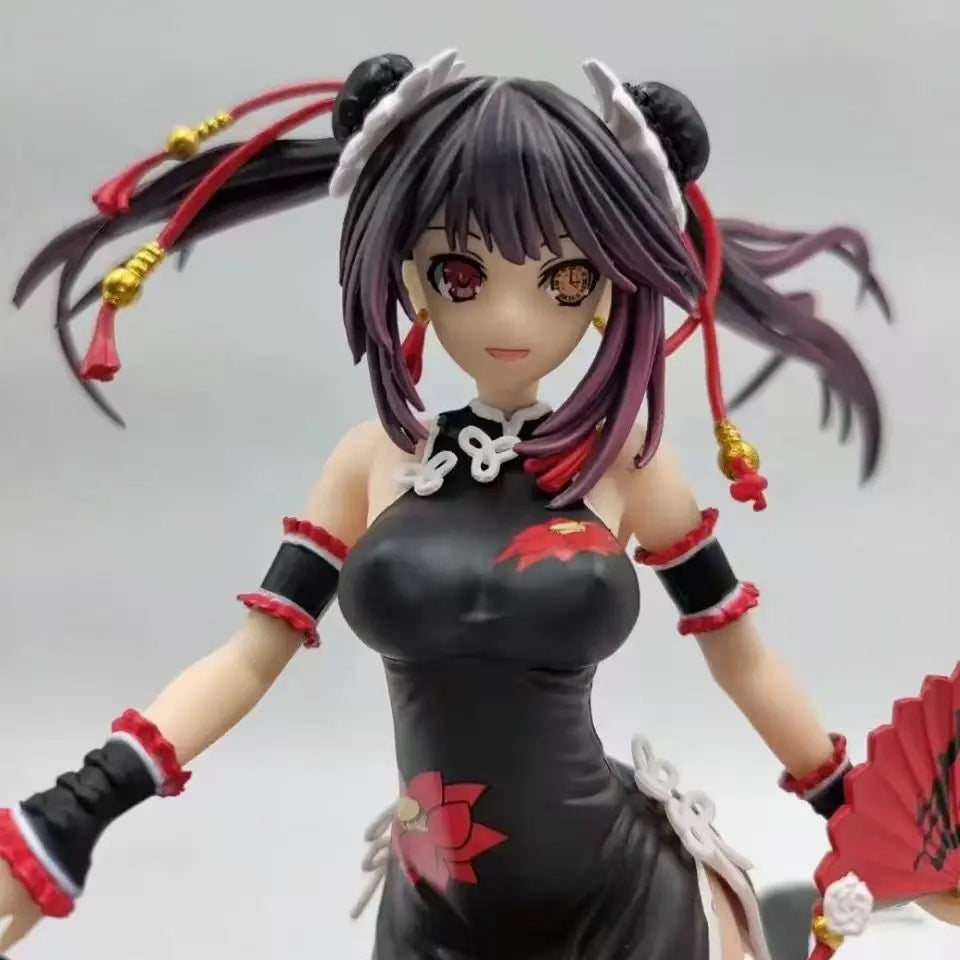 Kurumi Tokisaki Cheongsam Date A Live Anime Figure Model Statue PVC 8" [No Box]