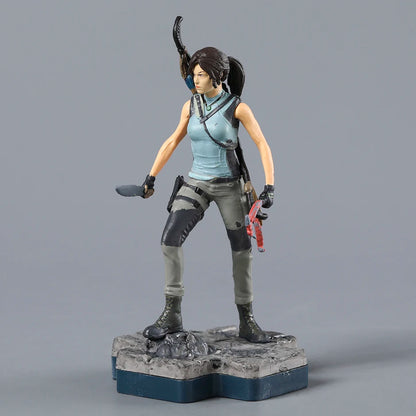 Lara Croft Tomb Raider Video Game Movie Figure Model Statue PVC 4" [Boxed]