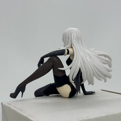 YoRHa Type a No.2 Sitting NieR: Automata Video Game Figure Noodle Stopper PVC 4" [No Box]