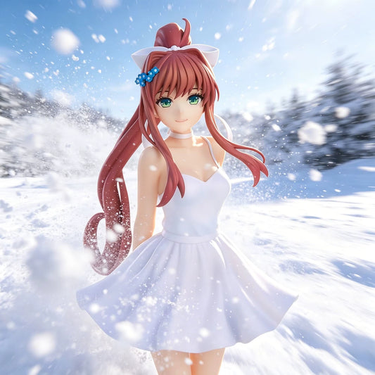 Doki Doki Literature Club!: Monika White Dress Ver. 1/10 Scale Figure