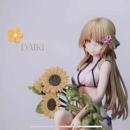 Daiki Kougyou Sunflower Girl Momose Kurumi Anime Figure Model Statue PVC 6" [Boxed]