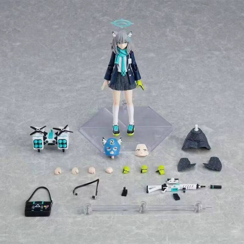 Blue Archive: Sunaookami Shiroko Adjustable 1/12 Scale Action Figure