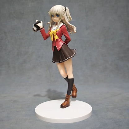Nao Tomori School Uniform Charlotte Anime Figure Model Statue PVC 7.6" [Boxed]