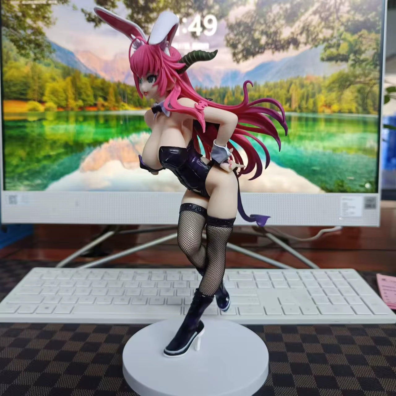 Asmodeus Bunny Ver. The Seven Deadly Sins Anime Figure Model Statue PVC 10.5" [Adult Collectible]