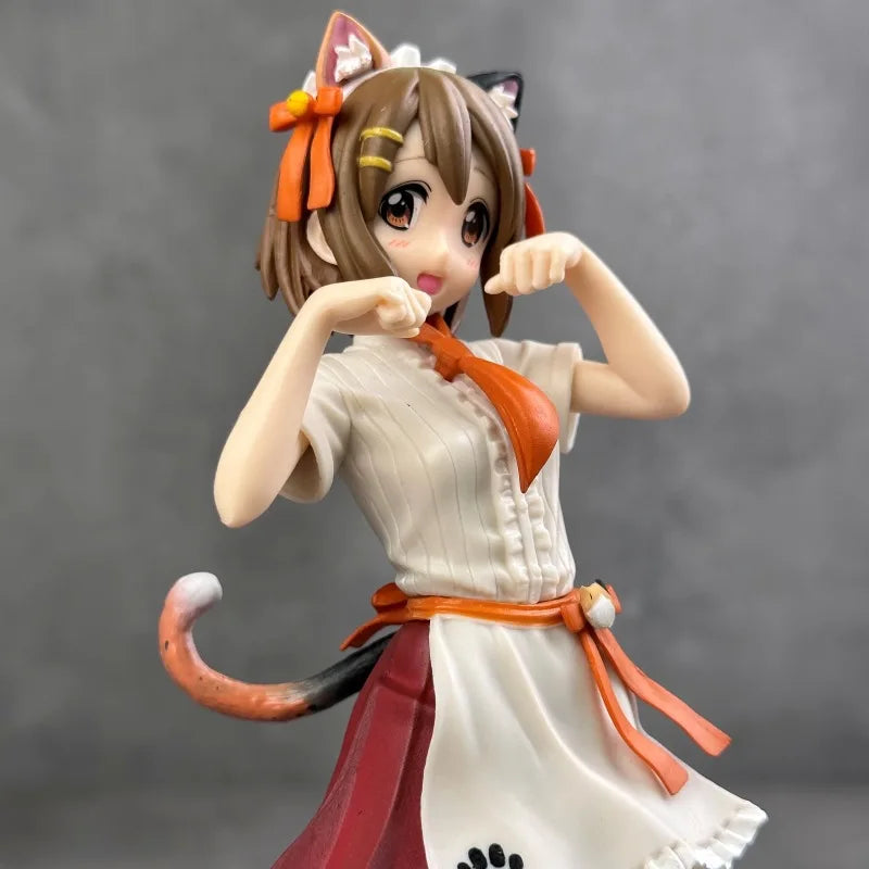 Azusa Nakano & Yui Hirasawa Neko outfit K-ON! Anime Figure Model Statue PVC 7" [No Box]
