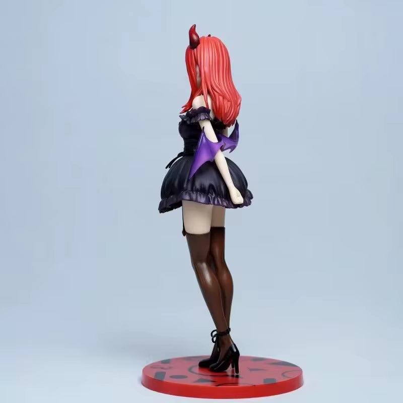 Miku Nakano Little Devil Ver. Quintessential Quintuplets Anime Figure PVC 9” [No Box]