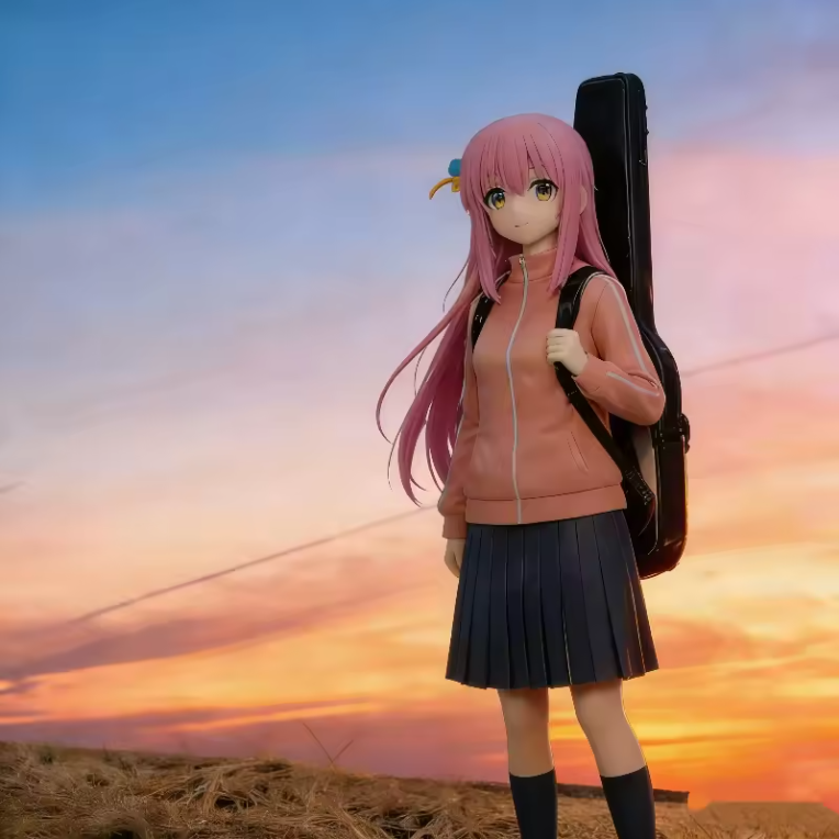 Kessoku Band Bocchi the Rock! Collectible Anime Figure Model Statues PVC [No Box]