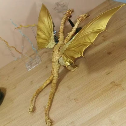 King Ghidorah Godzilla: King of the Monsters Movie Action Figure Model PVC 11.5" [No Box]