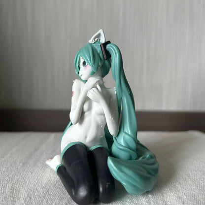 Hatsune Miku Furry Ver. Virtual Idol Anime Figure Model Statue PVC 5" [Adult Collectible]