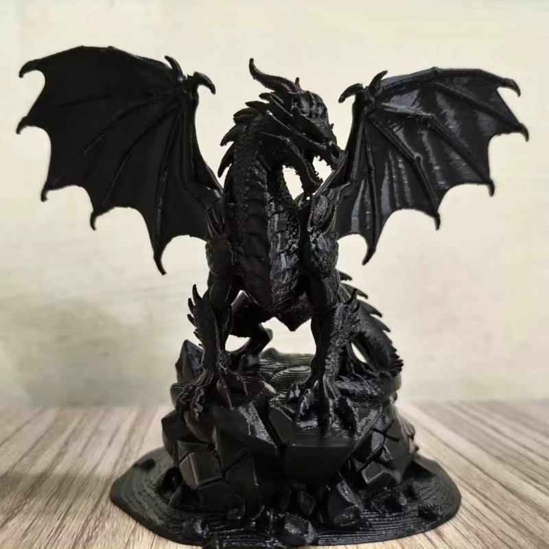 Ancalagon the Black The Lord of the Rings Sculpture Figure Statue Resin PVC 4.7" [No Box]