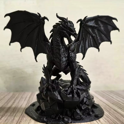 Ancalagon the Black The Lord of the Rings Sculpture Figure Statue Resin PVC 4.7" [No Box]