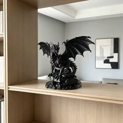 Ancalagon the Black The Lord of the Rings Sculpture Figure Statue Resin PVC 4.7" [No Box]