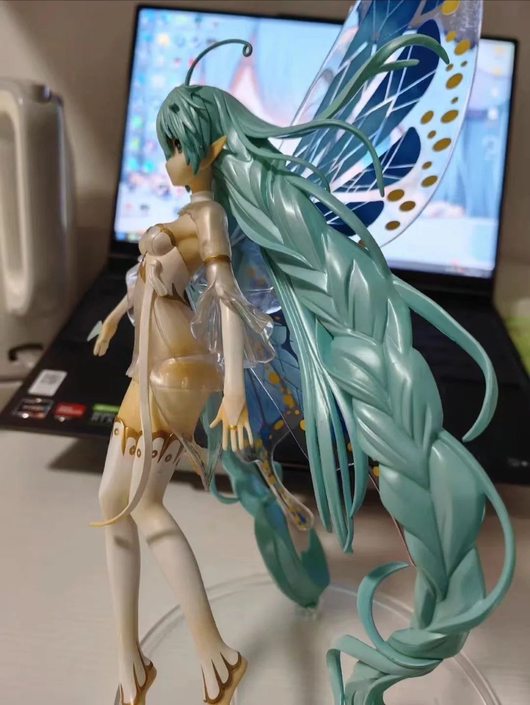 Hatsune Miku Butterfly Fairy Vocaloid Project DIVA Anime Figure Model Statue PVC 12" [Boxed]