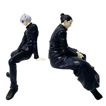 Gojo Satoru Sitting Jujutsu Kaisen Anime Desktop Figure PVC 5.3 in [Boxed]