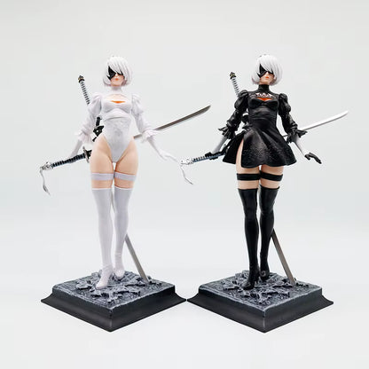 NieR:Automata: YoRHa No.2 Type B (2B) Combat Suit & Dress Ver. 1/7 Scale Figure