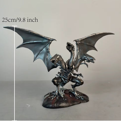 Blue-Eyes Ultimate Dragon Yu-Gi-Oh! Anime Figure Model Statue PVC 9.8" [No Box]