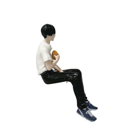 Tsujinaka & Hikaru Sitting The Summer Hikaru Died Desktop Anime Figure Model PVC 5" [Boxed]