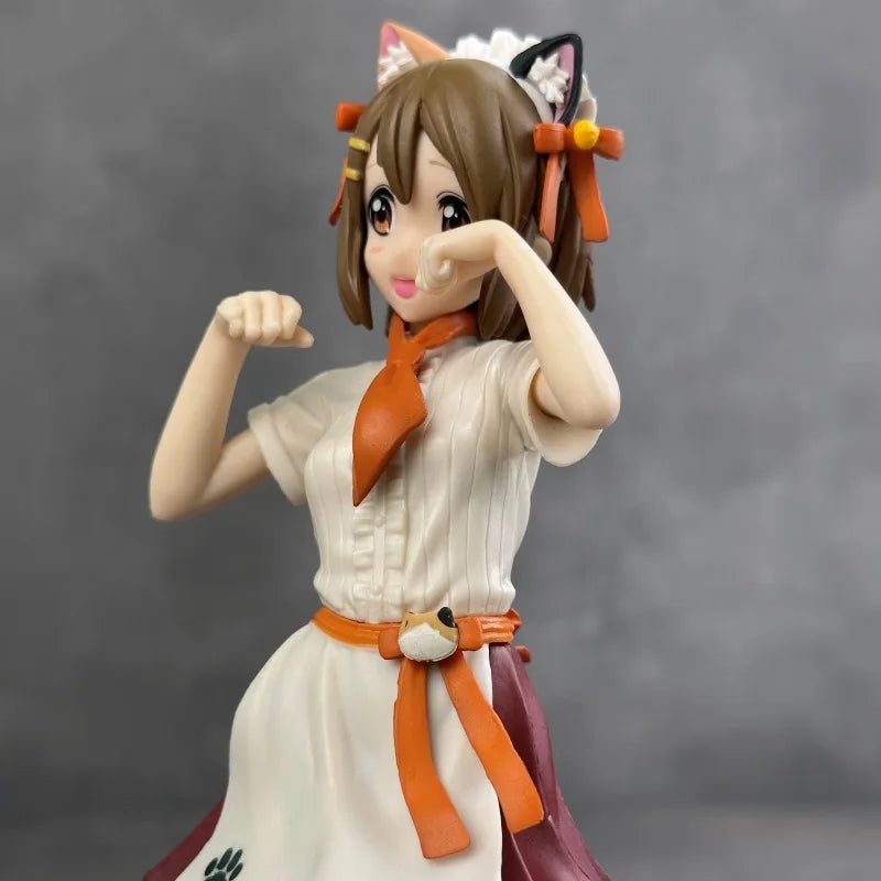 Azusa Nakano & Yui Hirasawa Neko outfit K-ON! Anime Figure Model Statue PVC 7" [No Box]
