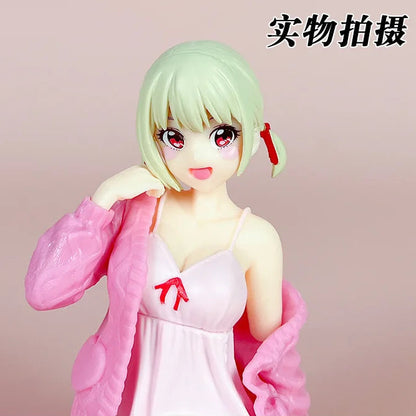 Chisato Nishikigi Sleepwear Lycoris Recoil Anime Figure Model PVC 4" [No Box]