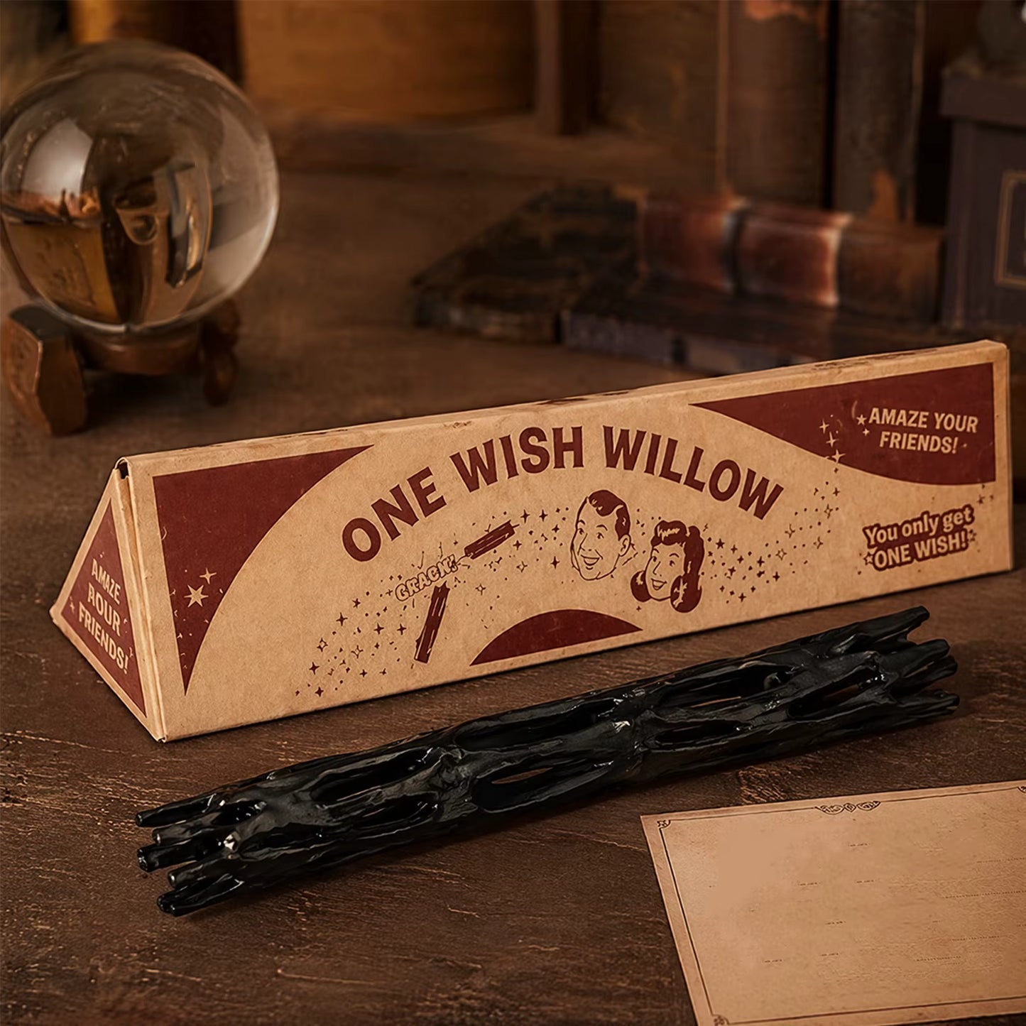 One Wish Willow Stick with box Resin PVC Breakable Lucky Charm Gift
