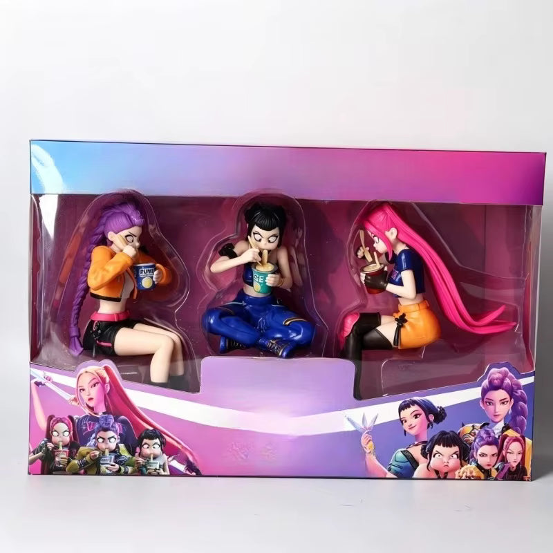 KPop Demon Hunters — HUNTR/X Noodle Break Ver. 3-Piece Set Non-Scale