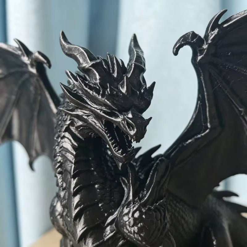 Ancalagon the Black The Lord of the Rings Sculpture Figure Statue Resin PVC 4.7" [No Box]