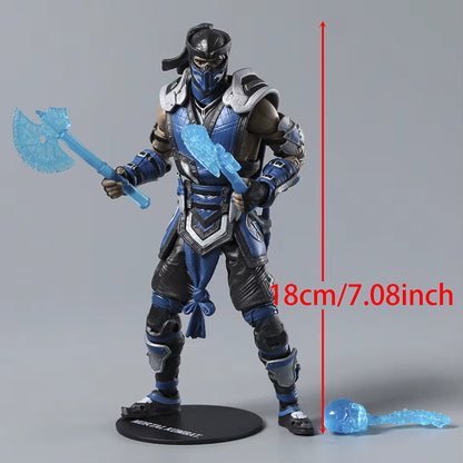 Scorpion and Sub-Zero Mortal Kombat Collectible Action Figure Models PVC 7" [Boxed]