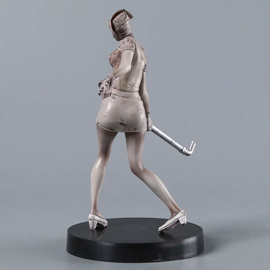 Pyramid Head and Dark Nurse Silent Hill Horror Movie Monster Figure Statue Model PVC [Boxed]
