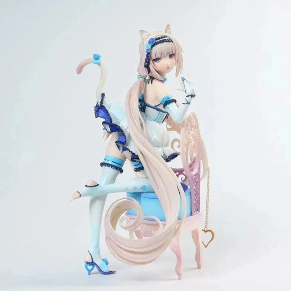 Chocola & Vanilla Lingerie Maid Nekopara Cast Off Anime Figure Model PVC 9.4" [Adult Collectible]