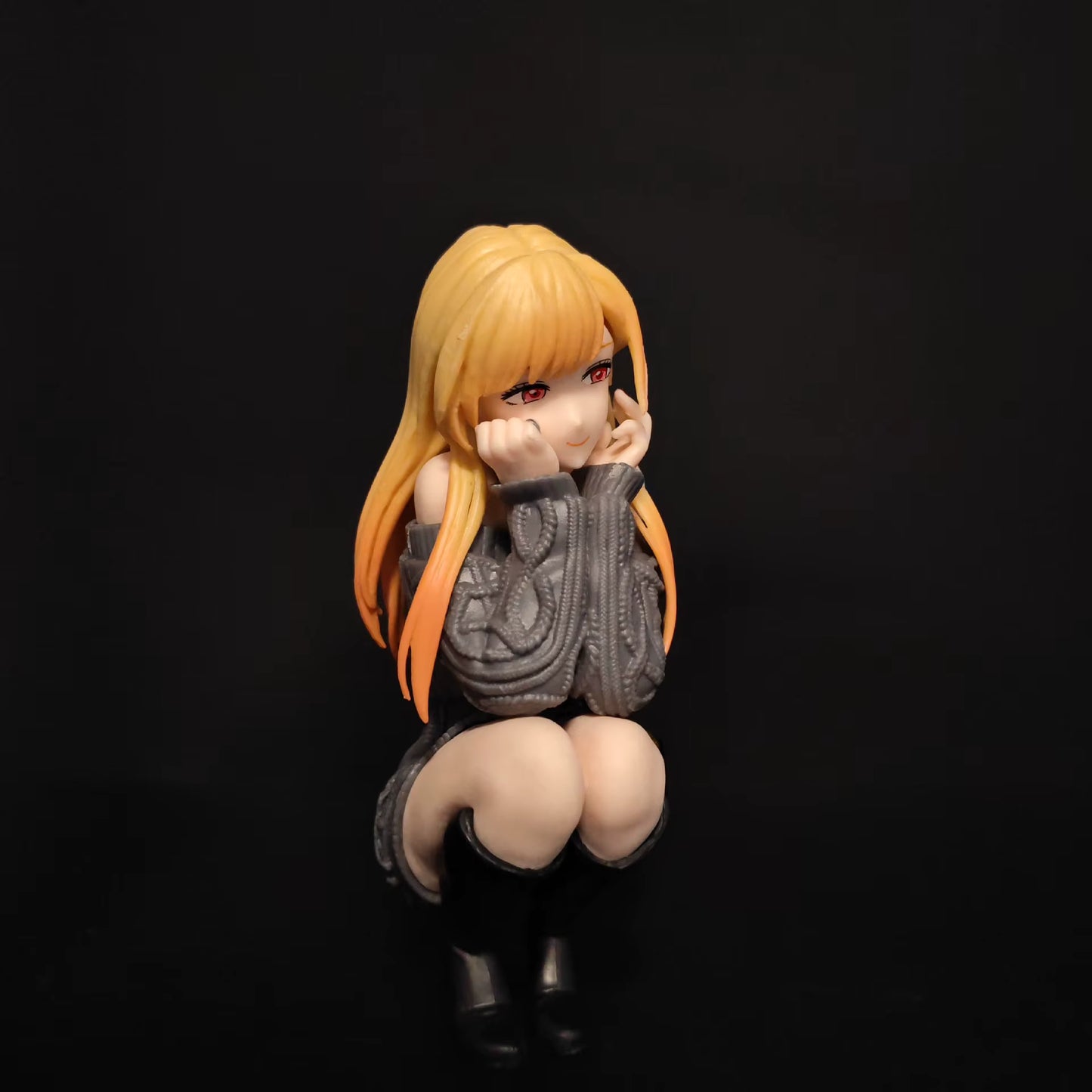 Marin Kitagawa Knit Ver. My Dress-Up Darling Desktop Anime Figure Model PVC 5" [No Box]